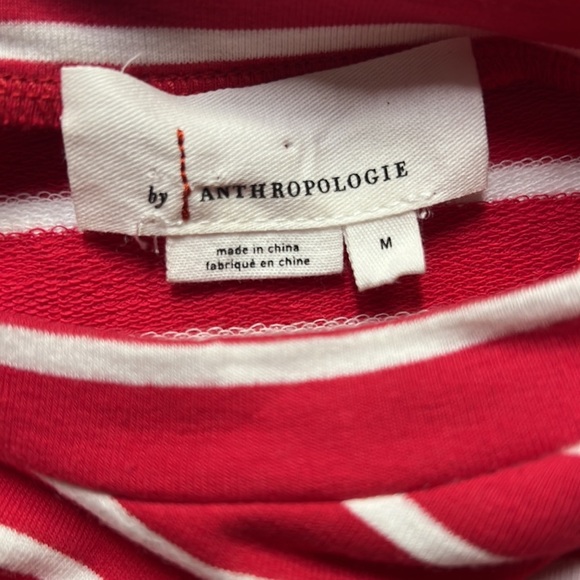 Anthropologie Striped Chambray Blouse - Picture 5 of 5